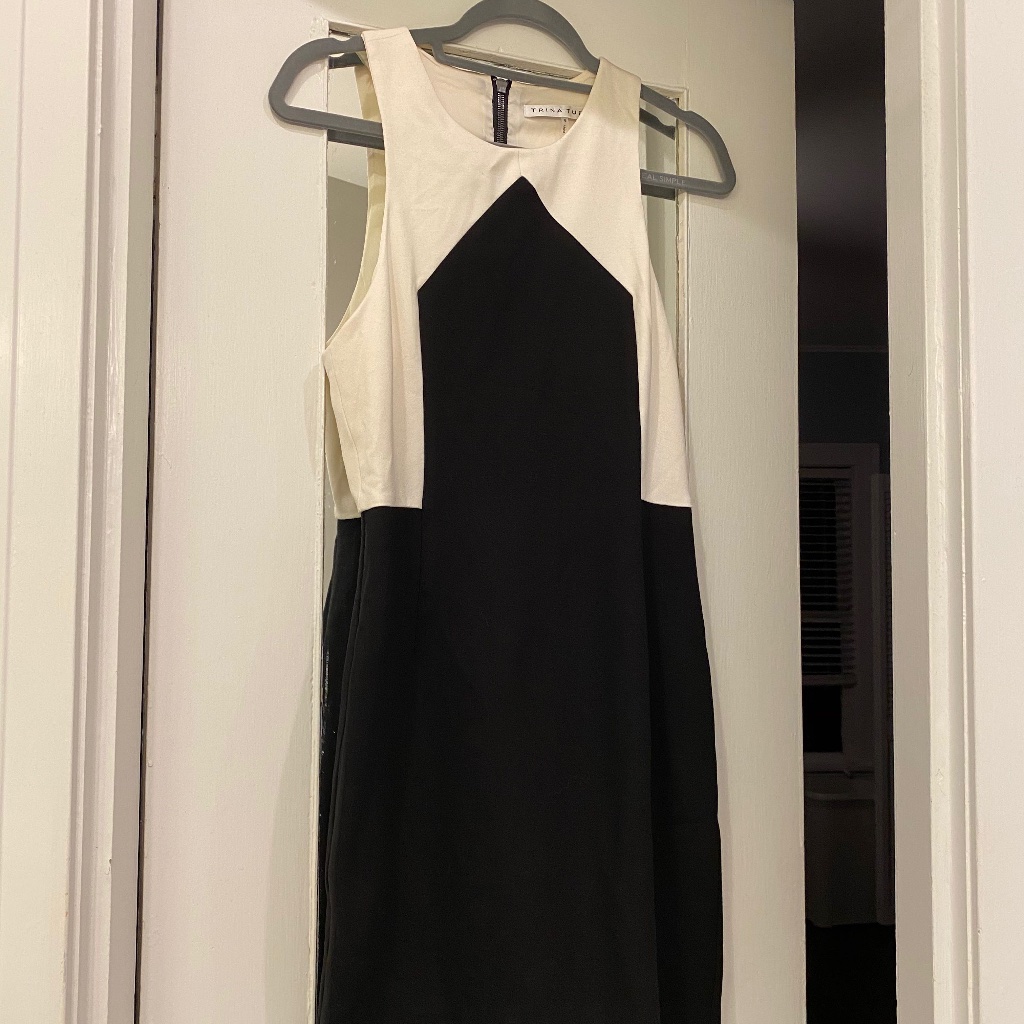 Trina Turk Cocktail Dress Black And White